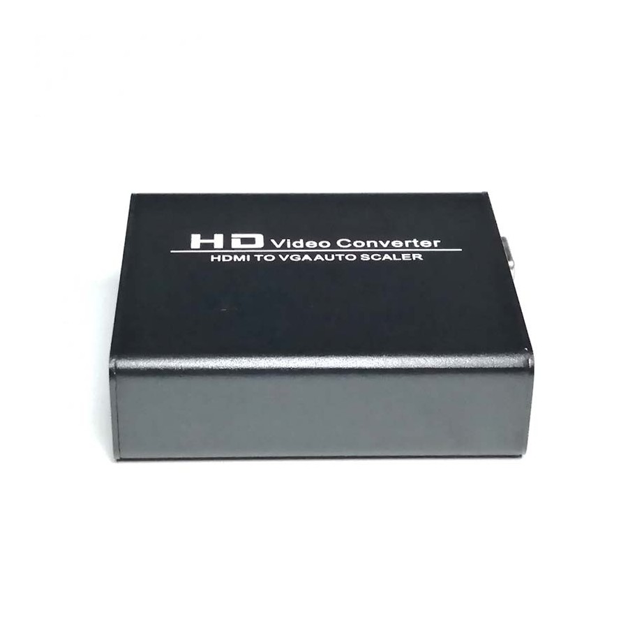 HDV-337 HD Video HDMI To VGA Auto Scaler HDMI Input, VGA Output Adapter power DC 5V1A Black 1 Year Warranty