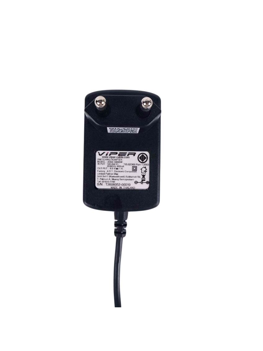 VIPER Switching Adapter VPR09510-210550 (9.5V 1A) TIS Certified