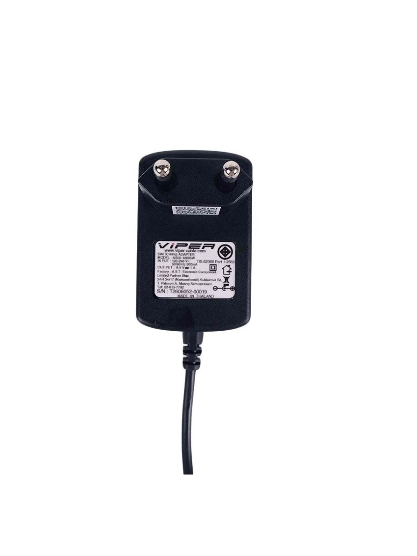 VIPER Switching Adapter VPR09510-210550 (9.5V 1A) TIS Certified