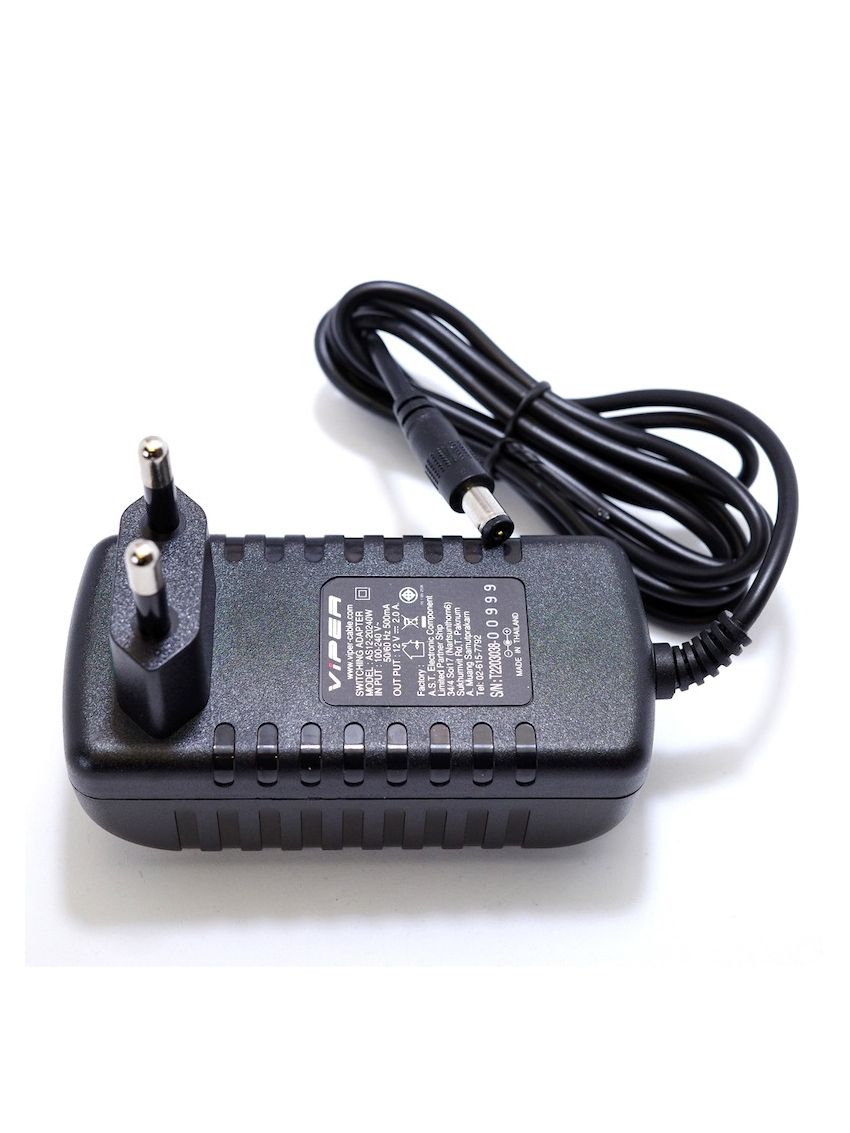 VIPER VPR1220-2.1 12V2A TIS Switching Adapter Black