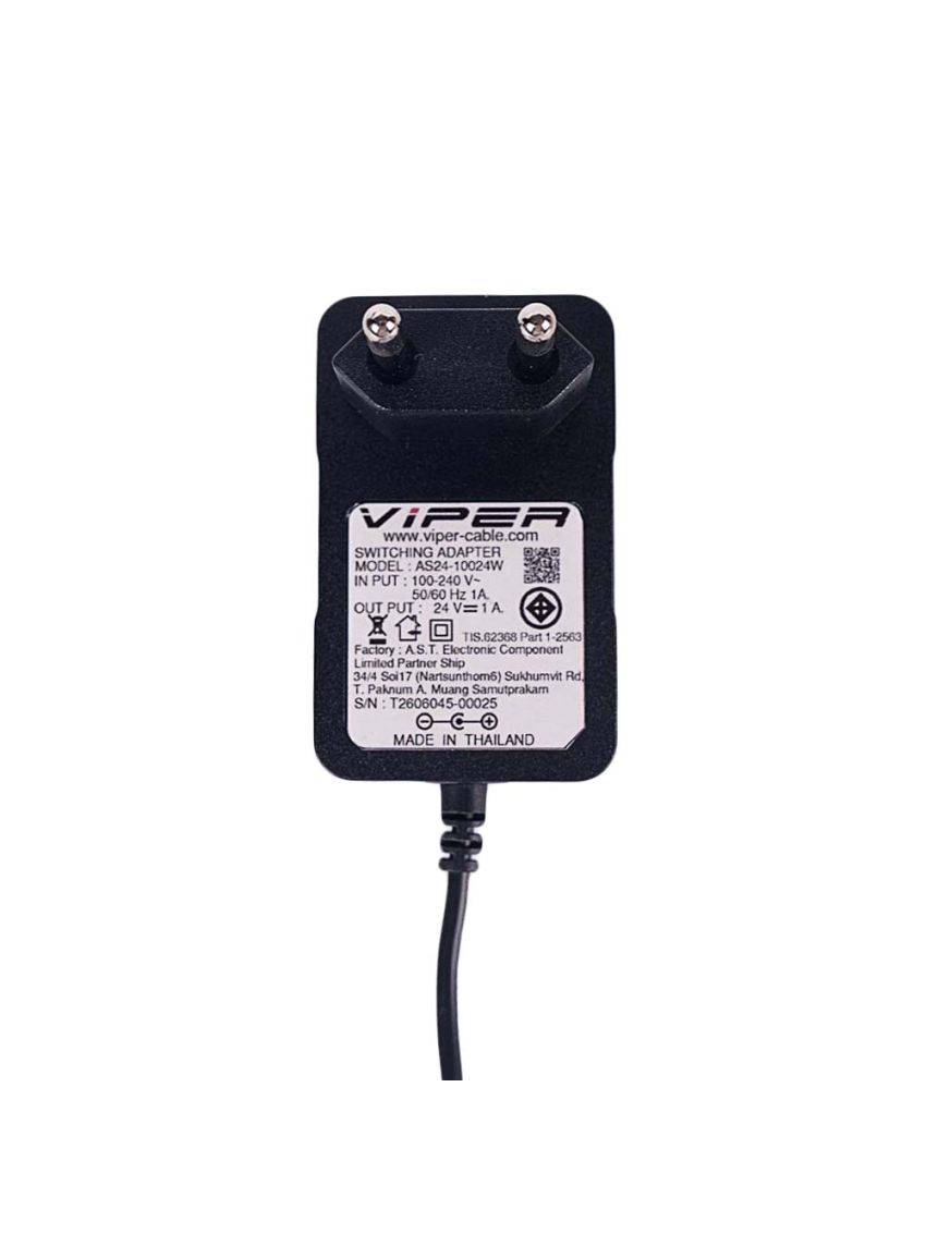 VIPER Switching Adapter VPR2410-135350 (24V 1A) TIS Certified